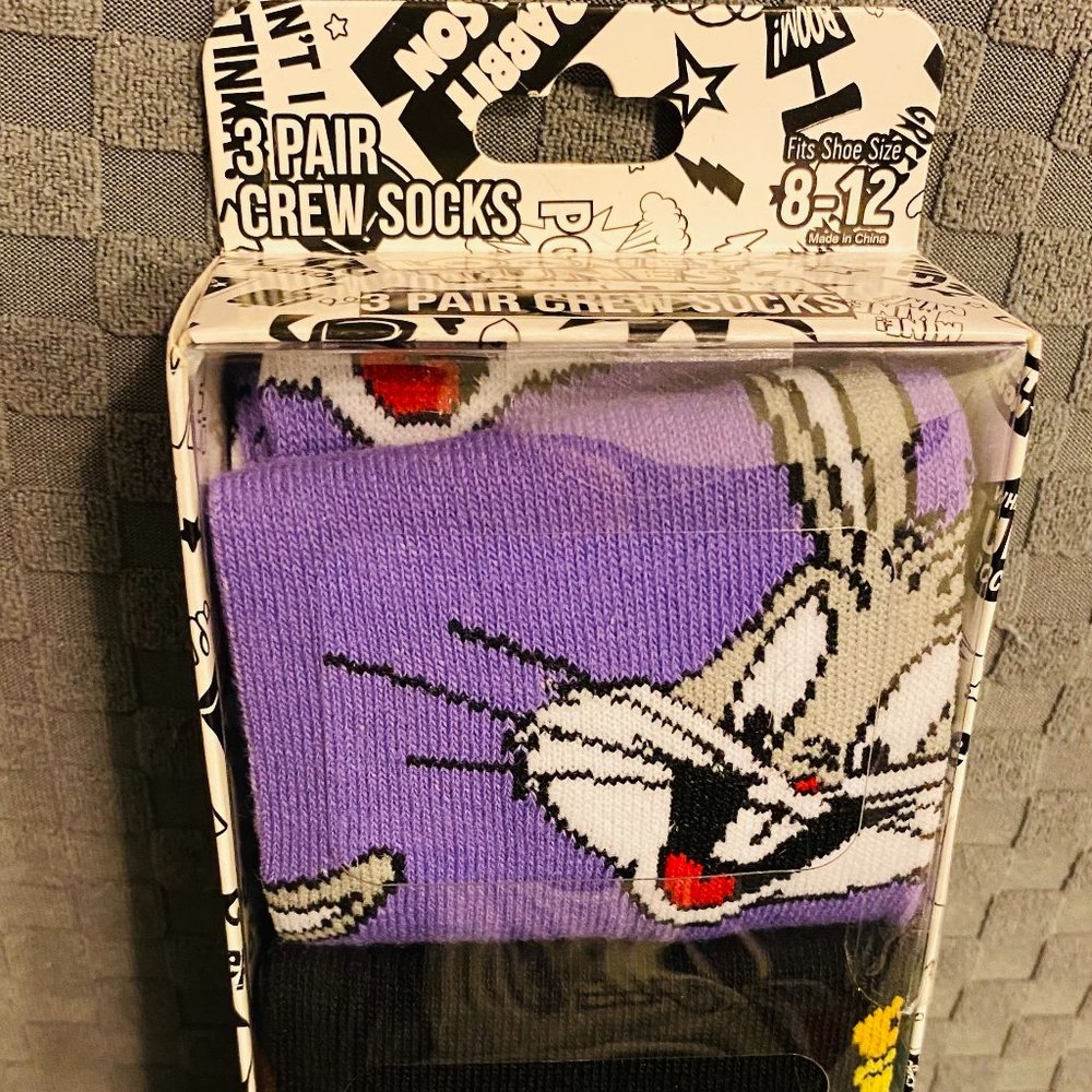 Looney Tunes Crew Socks